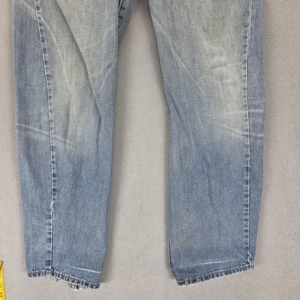 Vintage Levis Engineered Jeans Mens 31x30 Blue Twisted Light Wash Button Fly